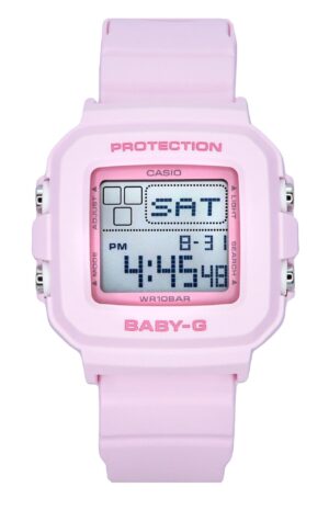 Casio Baby-G Digital Resin Strap Pink Dial Quartz BGD-10-4 100M Women's Watch