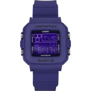 Casio Baby-G Plus Digital 30th Anniversary Blue Resin Strap Quartz BGD-10K-2 100M Women's Watch With Special Holder