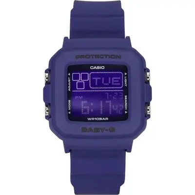 Casio Baby-G Plus Digital 30th Anniversary Blue Resin Strap Quartz BGD-10K-2 100M Women's Watch With Special Holder