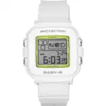 Casio Baby-G Plus Digital 30th Anniversary White Resin Strap Quartz BGD-10K-7 100M Women's Watch With Special Holder