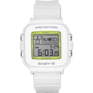 Casio Baby-G Plus Digital 30th Anniversary White Resin Strap Quartz BGD-10K-7 100M Women's Watch With Special Holder