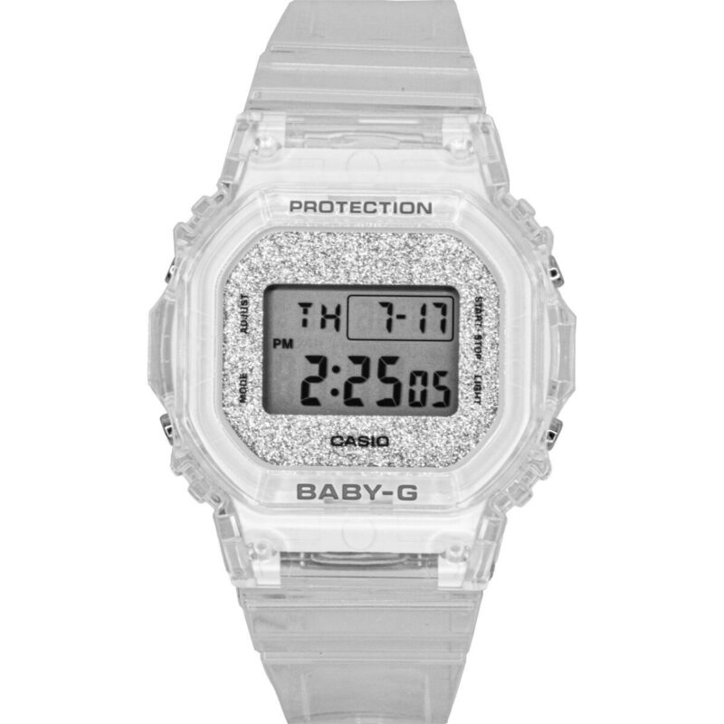 Casio Baby-G Digital Transparent Resin Strap Quartz BGD-565GC-7 100M Women's Watch