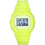 Casio Baby-G Skater Fashion Digital Light Green Resin Strap Quartz BGD-565GS-9 100M Women's Watch