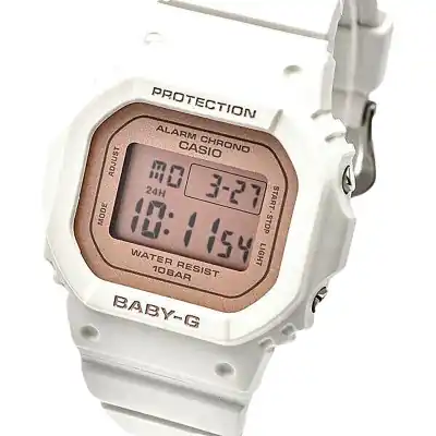 Casio Baby-G Digital White Resin Strap Quartz BGD-565SC-4 100M Women's Watch