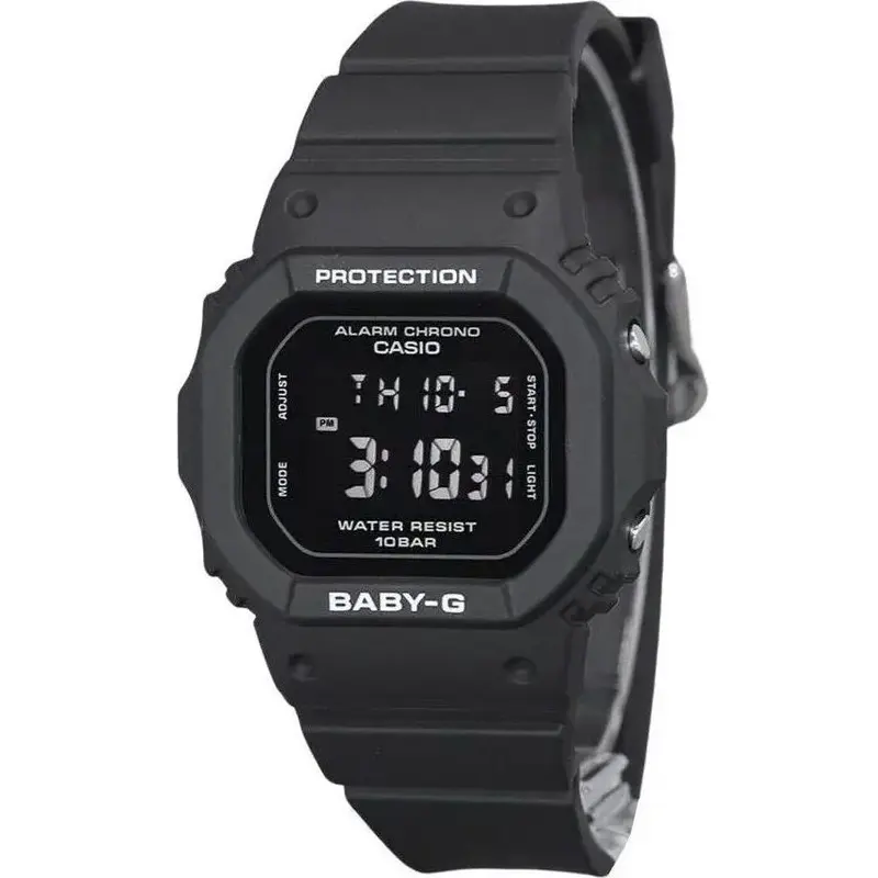 Casio Baby-G Digital Black Resin Strap Quartz BGD-565U-1 100M Women's Watch