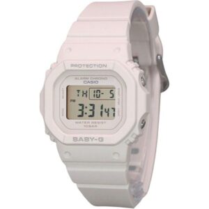 Casio Baby-G Digital Beige Pink Resin Strap Quartz BGD-565U-4 100M Women's Watch