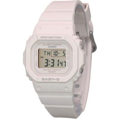 Casio Baby-G Digital Beige Pink Resin Strap Quartz BGD-565U-4 100M Women's Watch