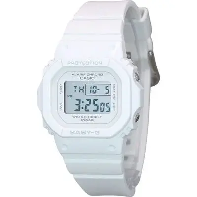 Casio Baby-G Digital White Resin Strap Quartz BGD-565U-7 100M Women's Watch