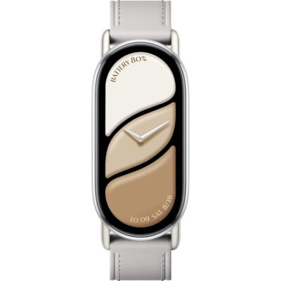 Xiaomi Smart Band 10 Leather Strap - Grey