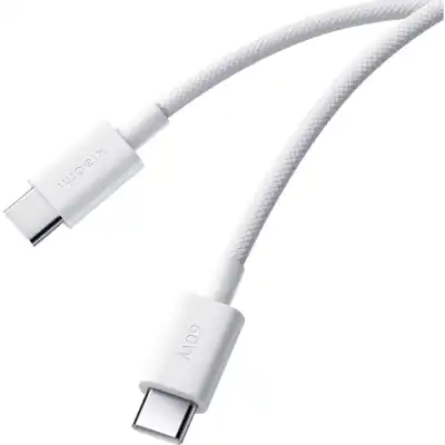 Xiaomi 3A Braided USB Type-C to USB Type-C Cable 1M - White