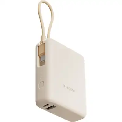 BHR9333GL-WR-01 Xiaomi 33W Power Bank 10000 (Integrated Cable) - Tan