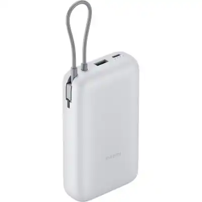 Xiaomi Power Bank 20000mAh (Integrated Cable) - Light Grey
