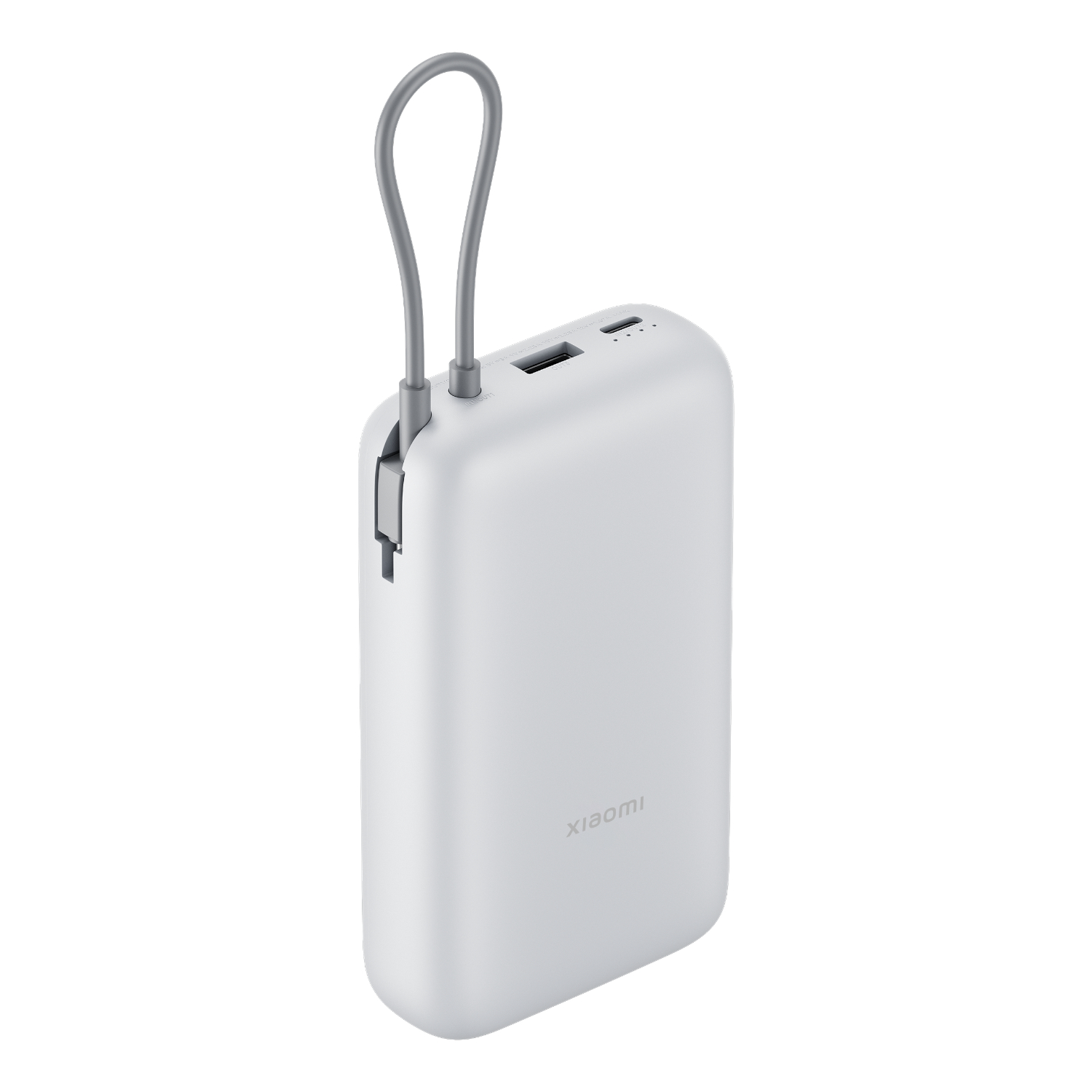 Xiaomi Power Bank 20000mAh (Integrated Cable) - Light Grey