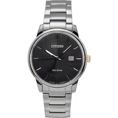 Citizen Eco-Drive Stainless Steel Black Dial BM6977-70E Men's Watch