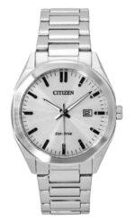 Citizen Eco-Drive Stainless Steel Silver Dial BM7600-81A 100M Men's Watch
