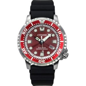 Citizen Promaster Divers Eco-Drive BN0159-15X 200M Men's Watch With Silicone Strap Without Depth Marker