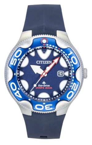 Citizen Promaster Dive Marine Polyurethane Strap Blue Dial Eco-Drive BN0231-01L 200M Men's Watch