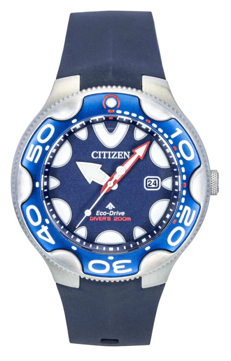 Citizen Promaster Dive Marine Polyurethane Strap Blue Dial Eco-Drive BN0231-01L 200M Men's Watch