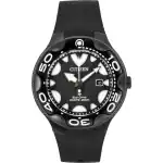 Citizen Promaster Eco-Drive Orca Polyurethane Strap Black Dial Diver's BN0235-01E 200M Men's Watch