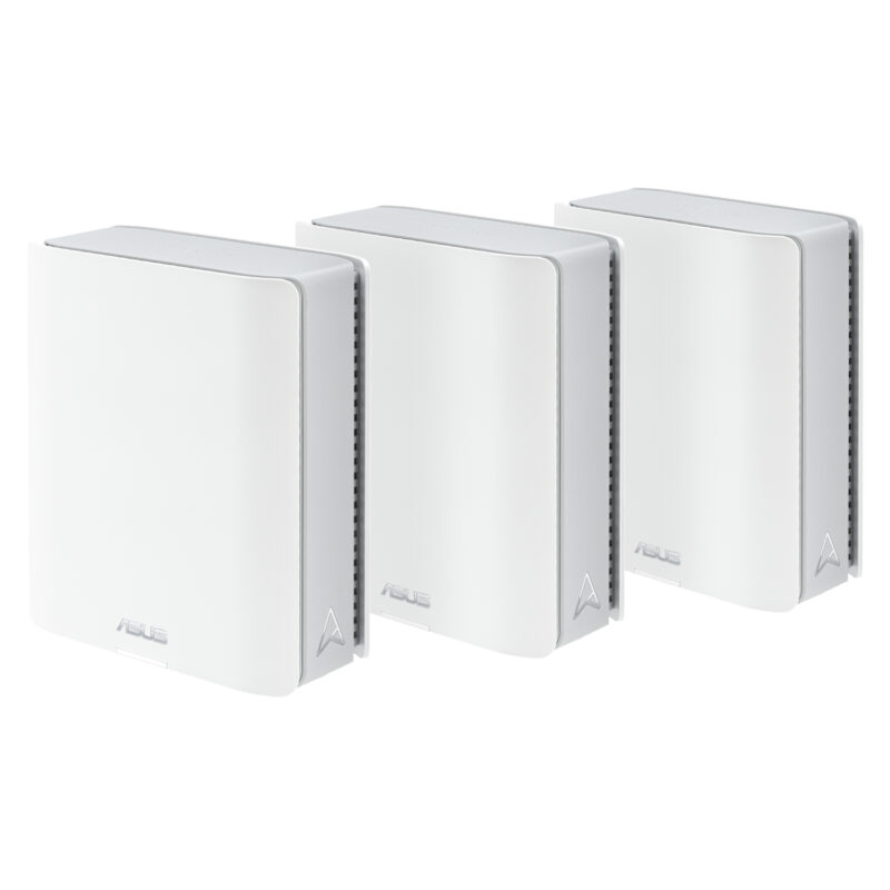 ASUS ZenWiFi BT10 Wi-Fi 7 Tri-Band 10G AiMesh Router Node (3-Pack) – White