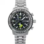 Citizen Promaster Geo Trekker Stainless Steel Black Dial Eco-Drive BY3006-53E 200M Men's Pilot Watch Citizen Promaster Geo Trekker Stainless Steel Black Dial Eco-Drive BY3006-53E 200M Men's Pilot Watch