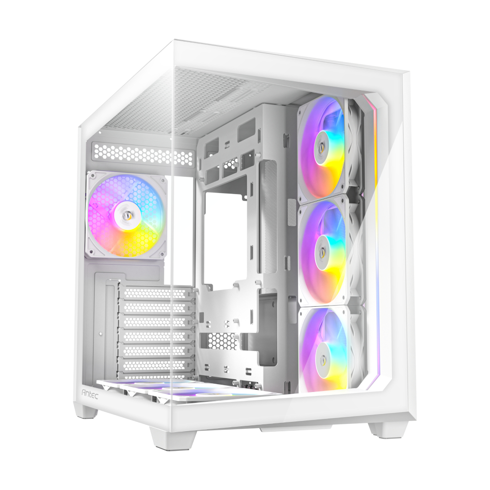 Antec C5 ARGB ATX DUAL Mid Tower Gaming Chassis – White 1 Antec C5 ARGB ATX DUAL Mid Tower Gaming Chassis – White