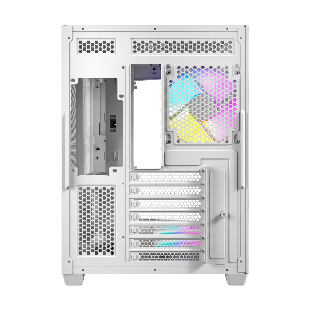 Antec C5 ARGB ATX DUAL Mid Tower Gaming Chassis – White 2 Antec C5 ARGB ATX DUAL Mid Tower Gaming Chassis – White - Image 2
