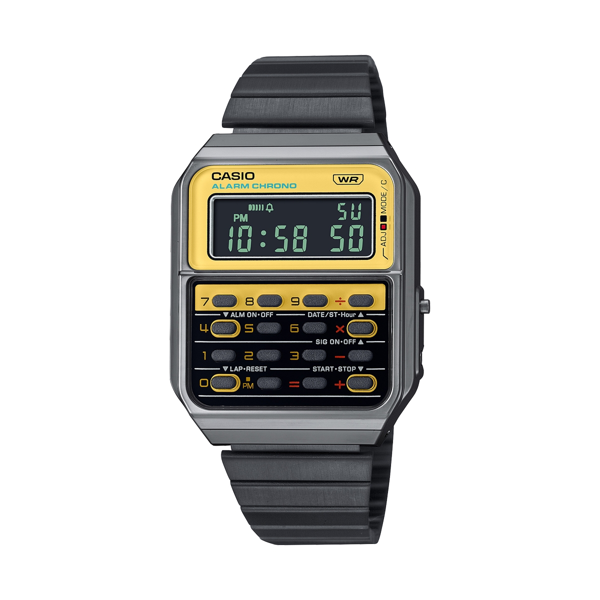 Casio Vintage calculator edgy Collection - yellow (ca-500wegg-9bef) Men's Watch 5 Casio Vintage Calculator Edgy Collection - Yellow ***special Price*** (CA-500WEGG-9BEF) Men's Watch