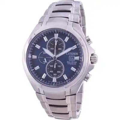 Citizen Super Titanium Chronograph Eco-Drive CA0700-86L 100M Men's Watch