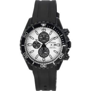 Citizen Promaster Marine Eco-Drive Chronograph White Dial Diver's CA0825-05A 200M Men's Watch