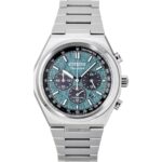Citizen Zenshin Super Titanium Chronograph Green Dial Eco-Drive CA4610-85X 100M Men's Watch