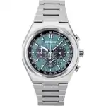 Citizen Zenshin Super Titanium Chronograph Green Dial Eco-Drive CA4610-85X 100M Men's Watch