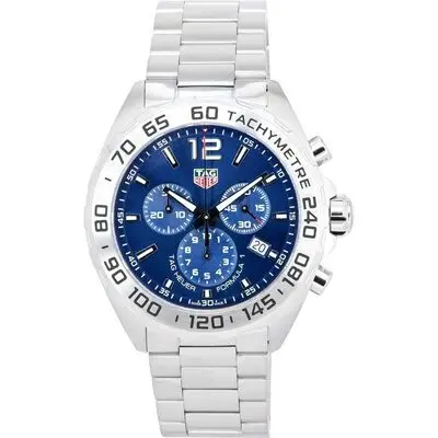 Tag Heuer Formula 1 Chronograph Sunray Blue Dial Quartz CAZ101K.BA0842 200M Men's Watch