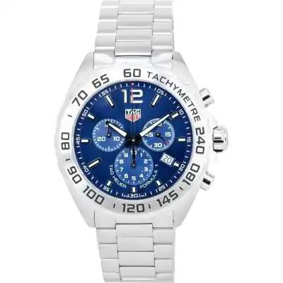 Tag Heuer Formula 1 Chronograph Sunray Blue Dial Quartz CAZ101K.BA0842 200M Men's Watch