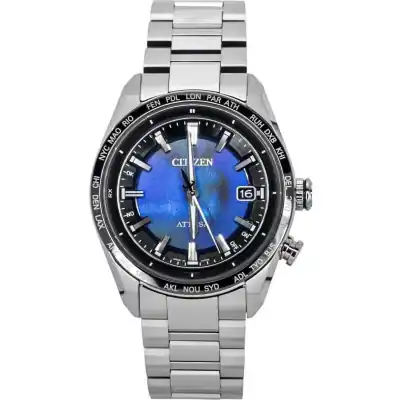 Citizen Attesa Limited Edition Super Titanium Blue Dial Eco-Drive CB0288-65L 100M Men's Watch