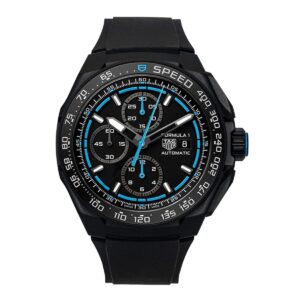 Tag Heuer Formula 1 Chronograph Rubber Strap Black Dial Automatic Diver's CBZ2084.FT8097 200M Men's Watch