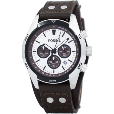 Fossil Cuff Chronograph Tan Leather CH2565 Men's Watch