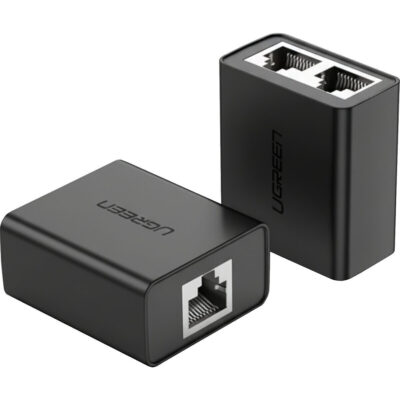 UGREEN RJ45 Splitter Adapter 2 Pack (Black)
