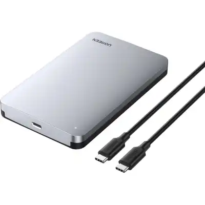 UGreen CM300 2.5 inch USB Type-C Hard Drive Enclosure - Silver