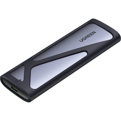 UGREEN CM400-90264 M.2 NVME/SATA SSD Enclosure (10Gbps) - Silver