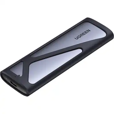UGREEN CM400-90264 M.2 NVME/SATA SSD Enclosure (10Gbps) - Silver
