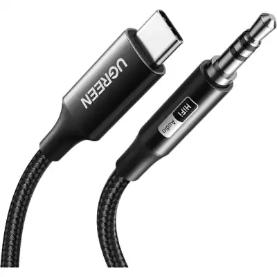 UGreen USB Type-C to 3.5mm AUX Audio Cable 1M - Black