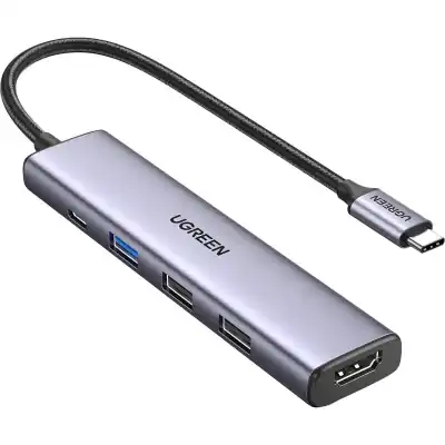 UGREEN Revodok 5-in-1 Type-C Hub | 4K HDMI | Type-C | USB3.0 | USB2.0