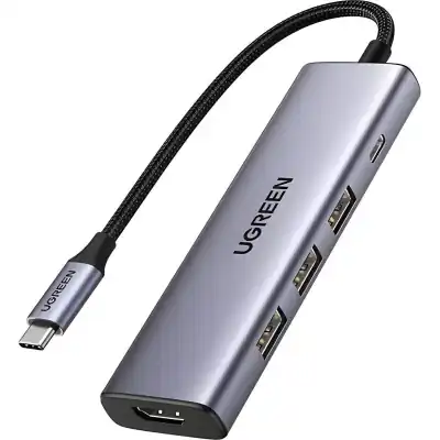 UGREEN Revodok 5-in-1 Type-C Hub | 4K HDMI | Type-C | USB3.0