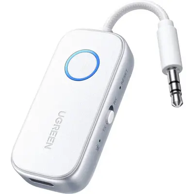 UGreen 3.5mm Bluetooth 5.4 Audio Receiver/Transmitter - White