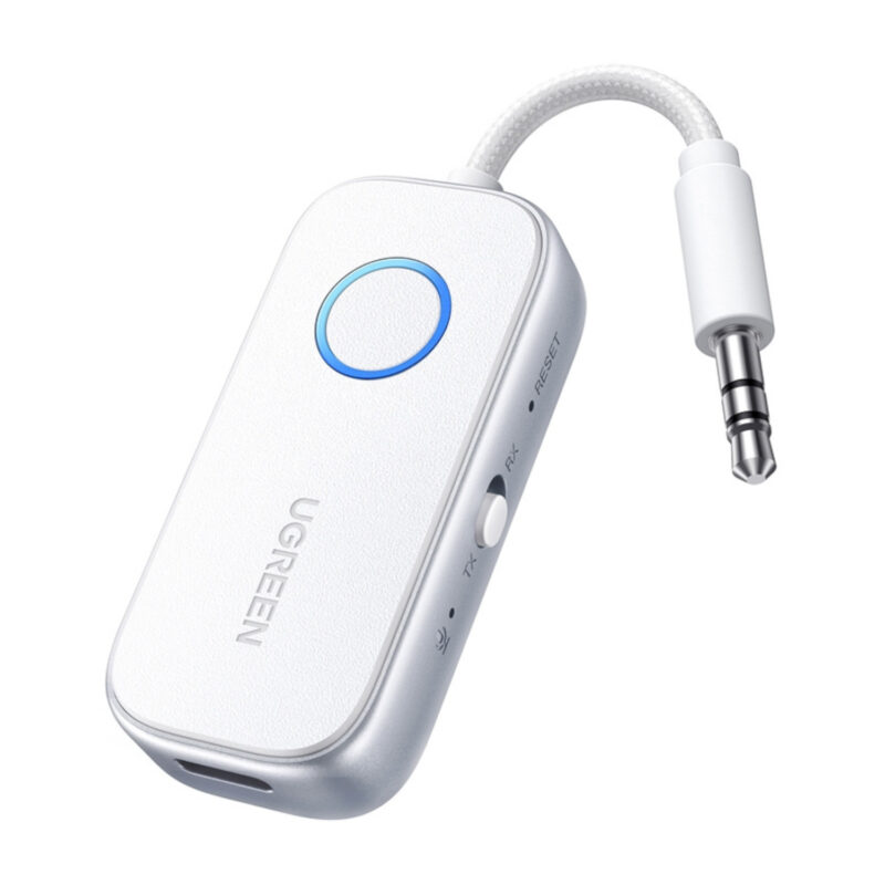 UGreen 3.5mm Bluetooth 5.4 Audio Receiver/Transmitter - White