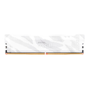 Crucial Pro 16GB 6400Mhz DDR5 Desktop OC Gaming Memory - White
