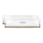 Crucial Pro DDR5 6000MHz 32GB Overclocking Memory Kit – White