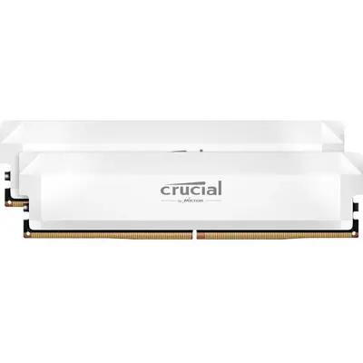 Crucial Pro DDR5-6000 64GB Overclocking Memory Kit - White