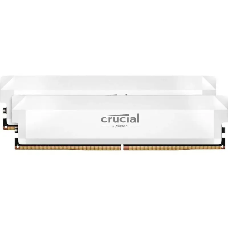 Crucial Pro DDR5-6400 64GB Overclocking Memory Kit - White
